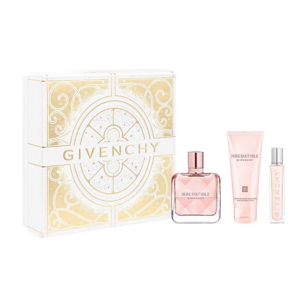 Парфумований набір жіночий Givenchy Irresistible (парфумована вода, 50 мл + лосьйон для тіла, 75 мл + парфумована вода, 12.5 мл)